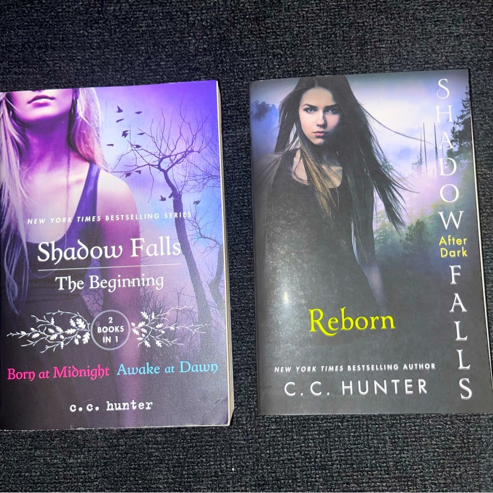 Shadow Falls Books by CC Hunter Series Fantasy Young Adult Teen Supernatural